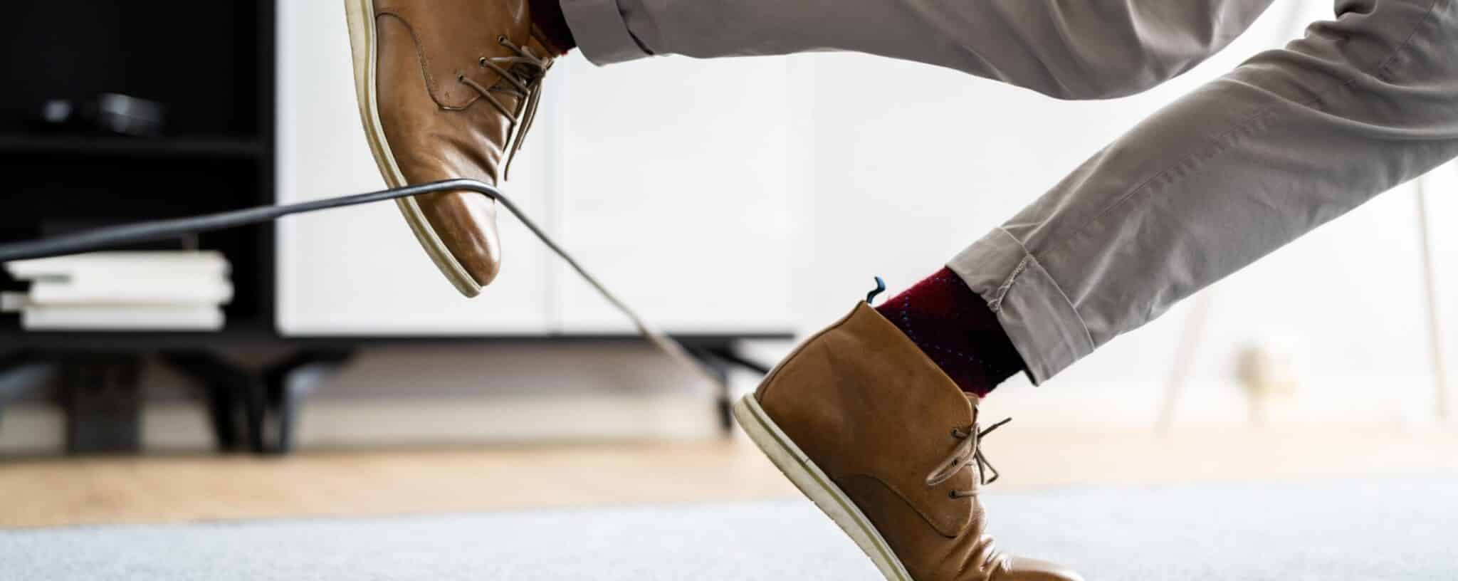 A hero image for the CEL Solicitors service, Slips, Trips and Fall Claims